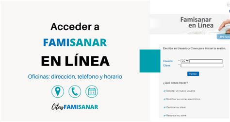 www.famisanarenlinea|Oficina Virtual: Acceso y Gestión Integral de tu Salud